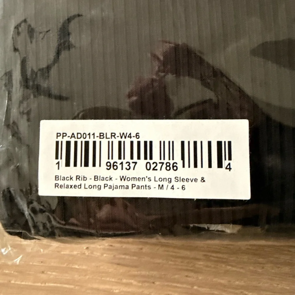 NWT Posh Peanut Ribbed PJ Set - Picture 2 of 2